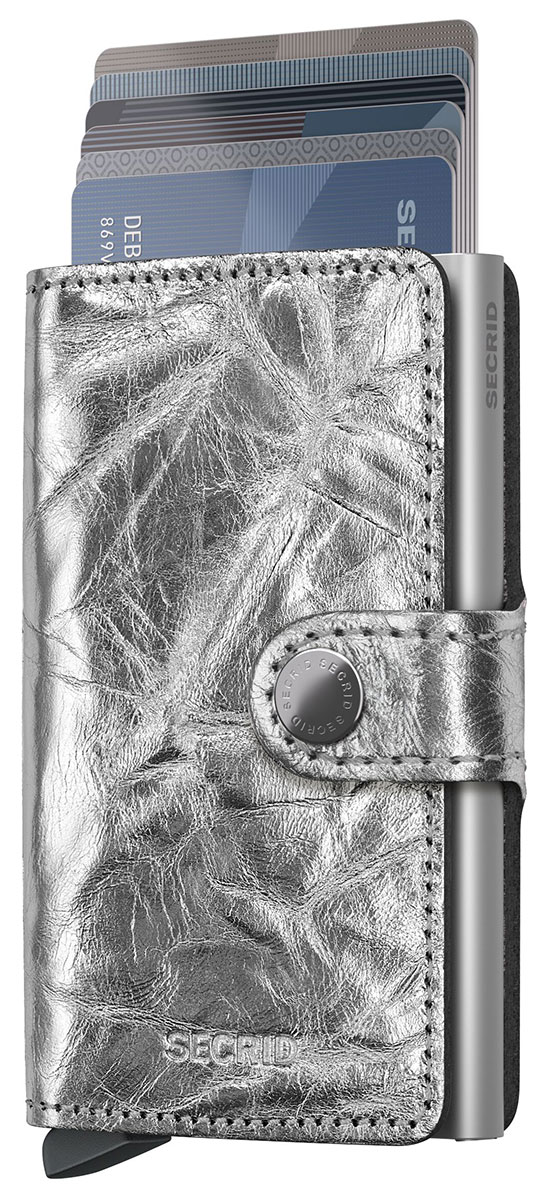 Secrid Miniwallet Crunch Silver