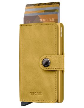 Secrid Miniwallet Vintage Yellow