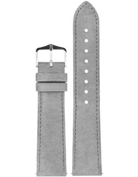 Hirsch Osiris nubuck läderarmband gray 034 33 0 30