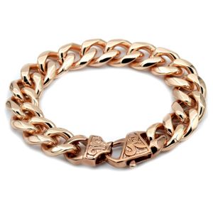 Rocks Steel roseguldfärgat 13 mm  pansararmband 20 cm P.S.R.13-20 main product photo