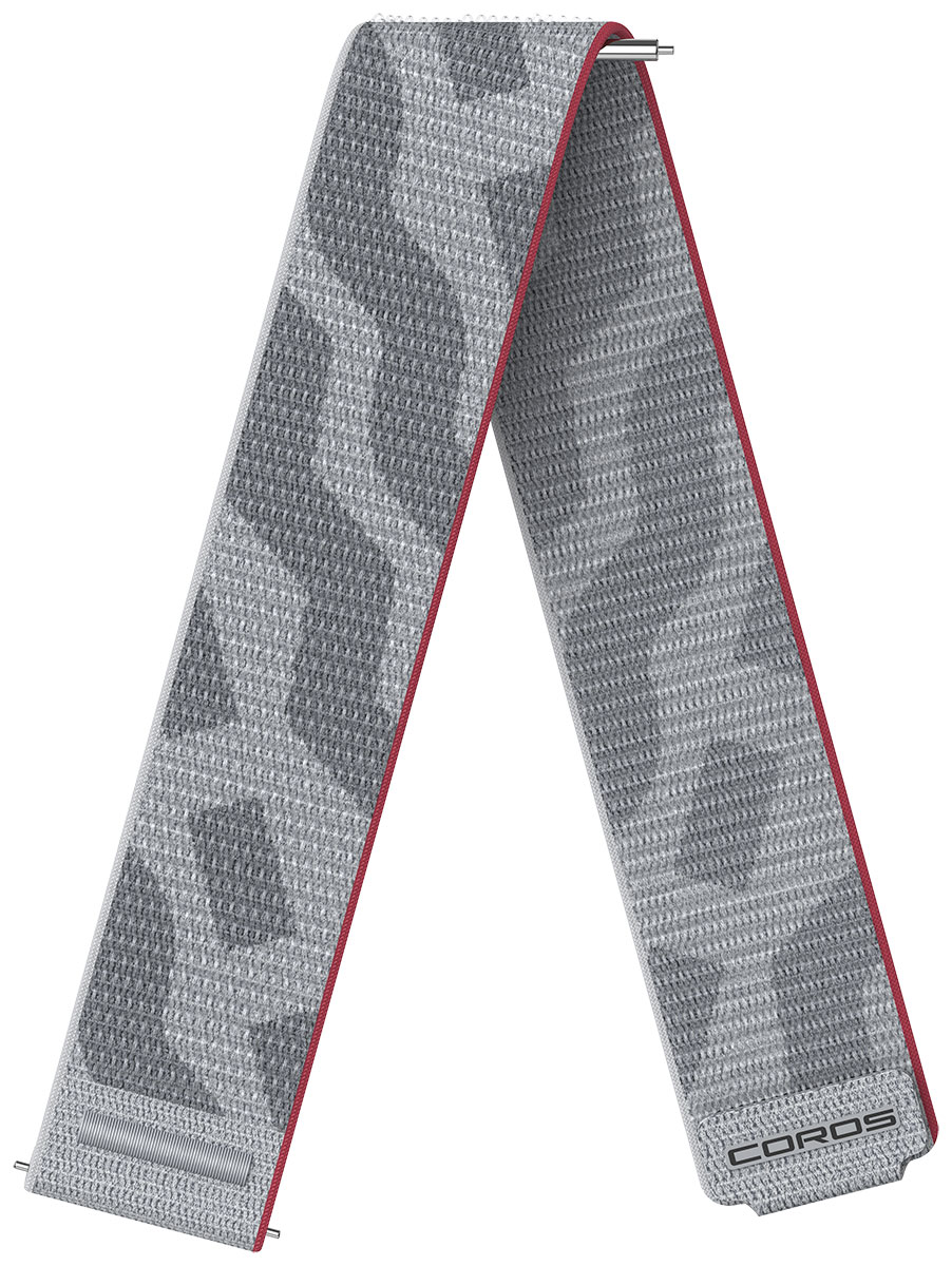 Coros Pace Pro grå nailonarmband
