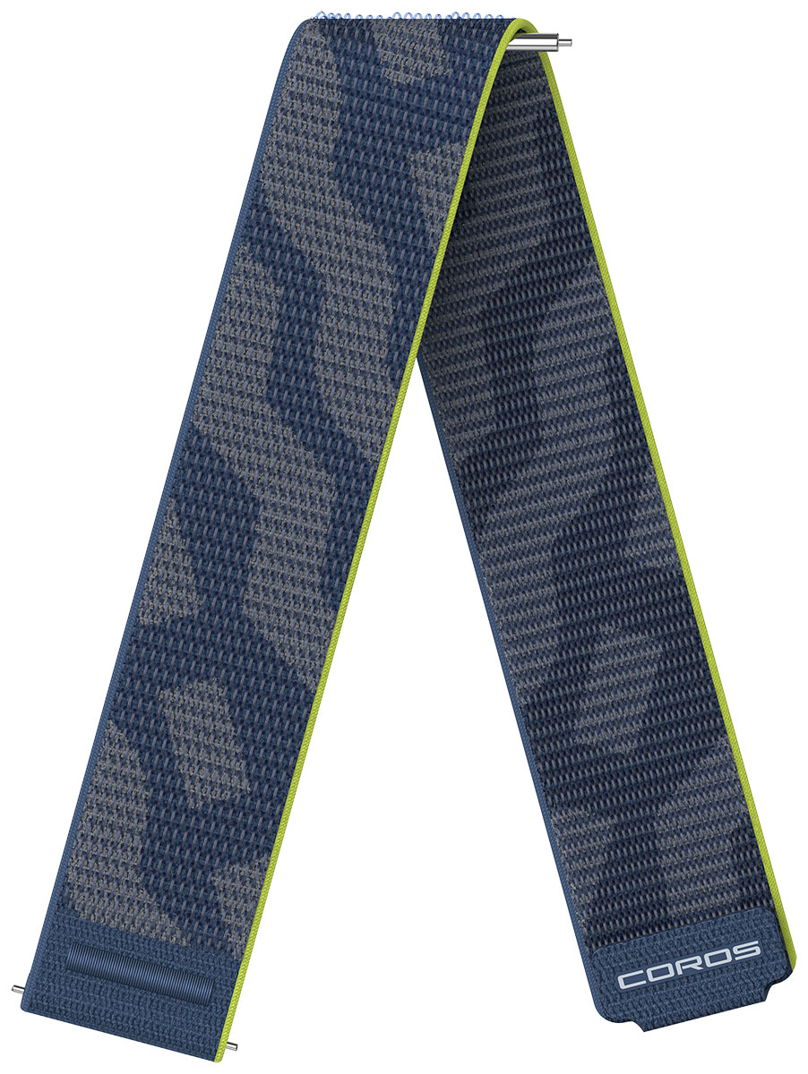 Coros Pace Pro blå nailonarmband