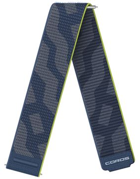 Coros Pace Pro blå nailonarmband