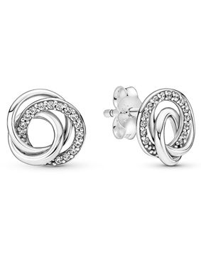 Pandora Family Always Encircled Sterling silver örhängen 291076C01