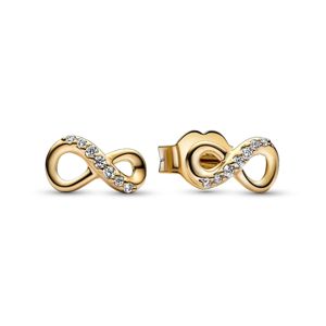 Pandora Moments Sparkling Infinity 14k Gold-plated örhängen 268820C01 main product photo