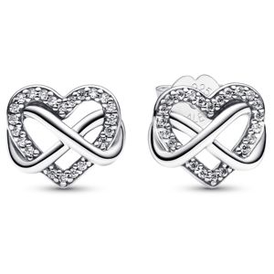 Pandora Moments Sparkling Infinity Heart örhängen 292667C01 main product photo