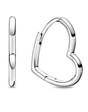 Pandora Asymmetrical Heart örhängen 298307C00