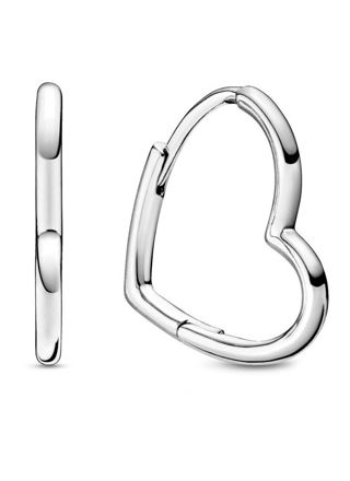 Pandora Asymmetrical Heart örhängen 298307C00
