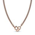 Pandora Moments 14k Rose gold-plated halsband 382451C00-45