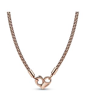Pandora Moments 14k Rose gold-plated halsband 382451C00-45