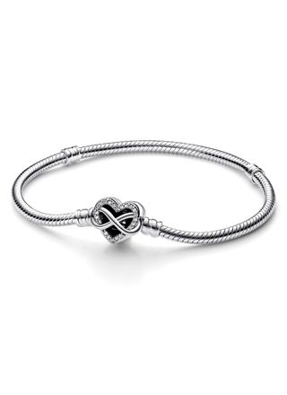 Pandora Moments Sparkling Infinity Heart Clasp armband 592645C01