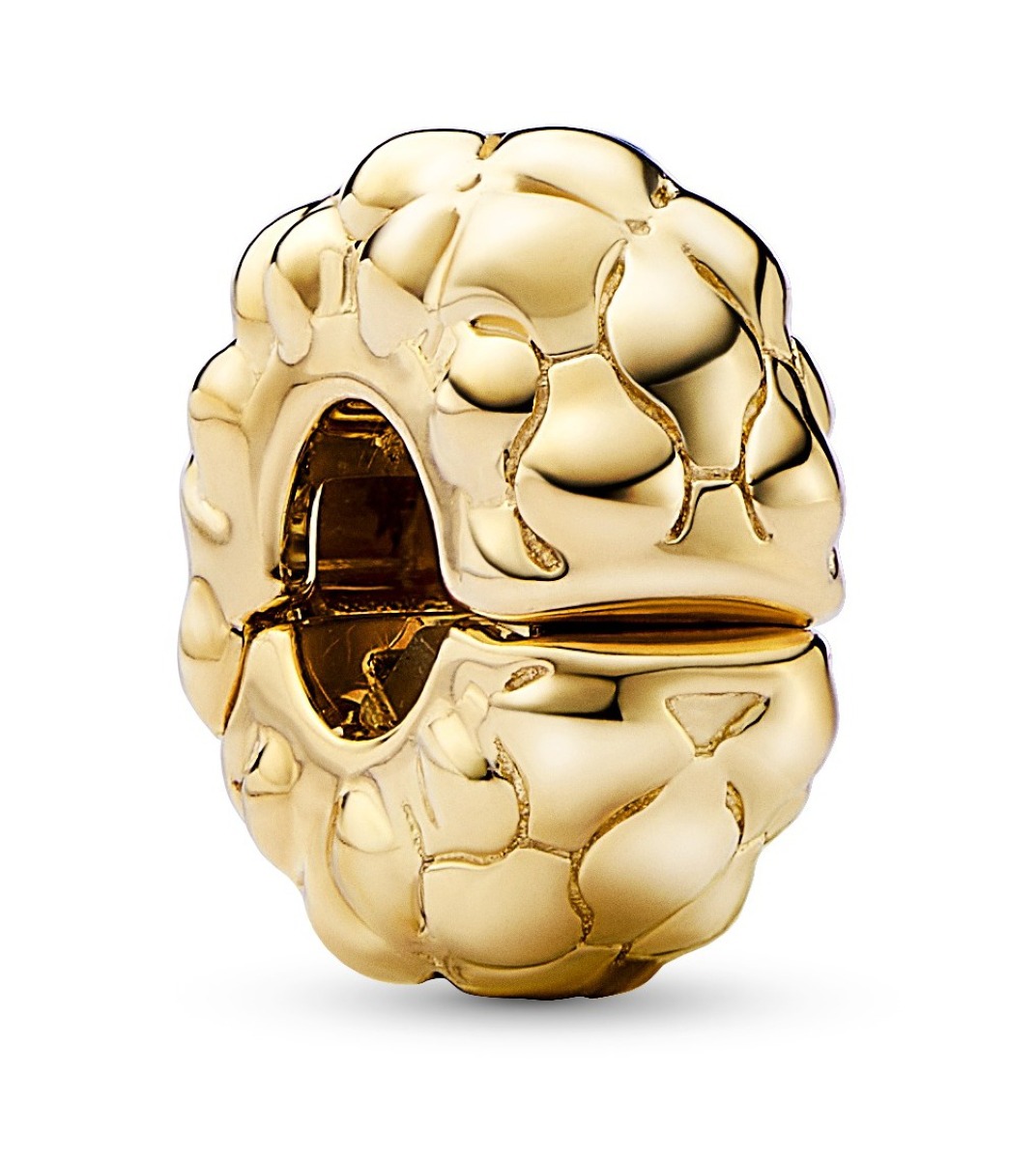 Pandora Moments Fixed clips charm 14k Gold-plated klämmstop 762716C00