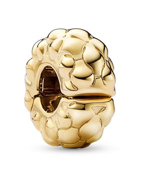 Pandora Moments Fixed clips charm 14k Gold-plated klämmstop 762716C00