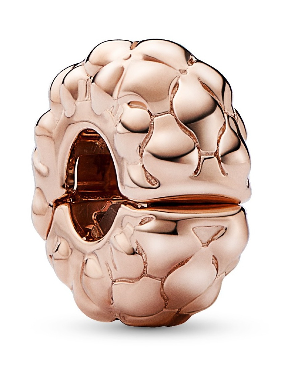 Pandora Moments Fixed clips charm 14k Rose gold-plated klämmstop 782716C00
