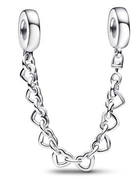 Pandora Linked Hearts Sterling silver säkerhetskedja 792274C00-05