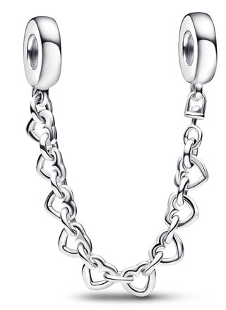 Pandora Linked Hearts Sterling silver säkerhetskedja 792274C00-05