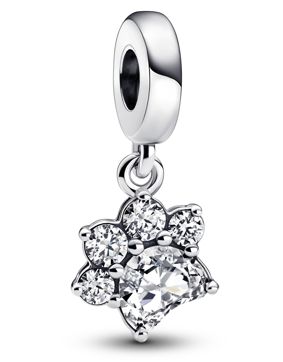 Pandora Moments Sparkling Pet Paw Print Sterling silver berlock 792247C01