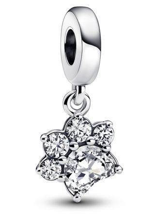 Pandora Moments Sparkling Pet Paw Print Sterling silver berlock 792247C01