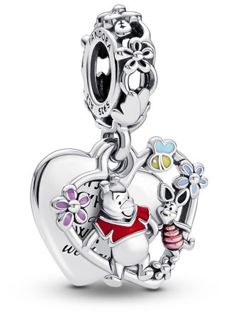 Pandora Disney x Pandora Winnie the Pooh & Piglet Sterling silver berlock 792214C01