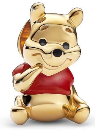 Pandora Disney x Pandora Winnie the Pooh Bear 14k gold-plated berlock 762212C01
