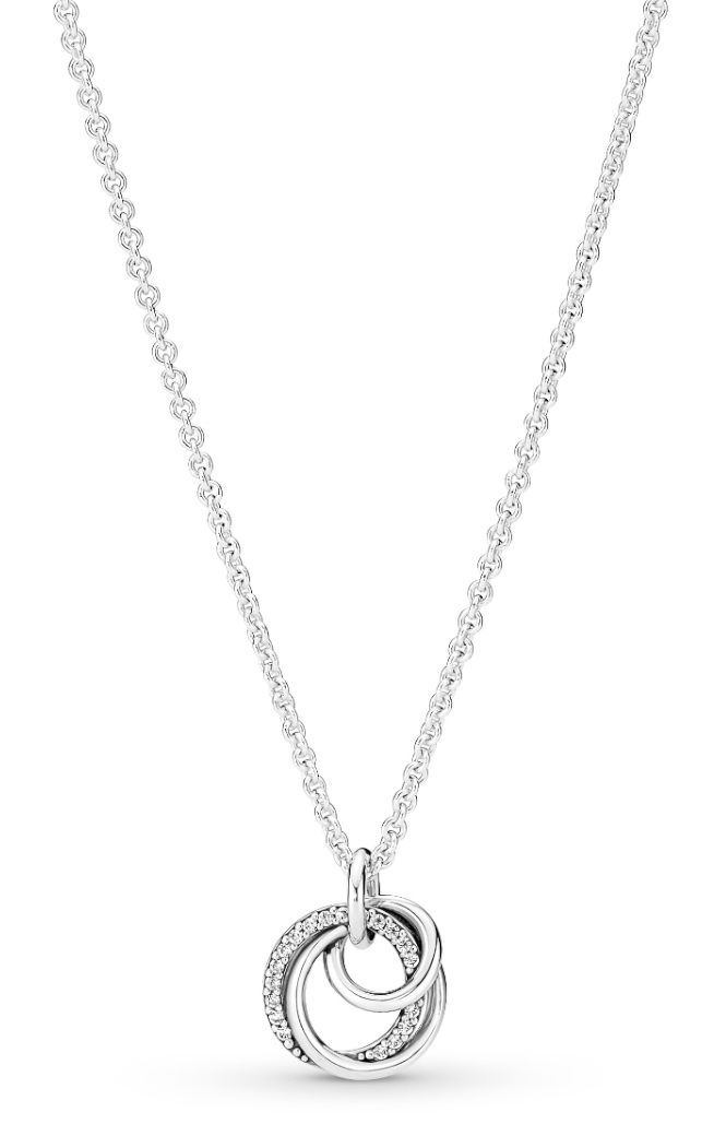 Pandora Family Always Encircled Sterling silver halsband 391455C01-60