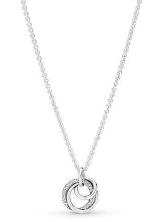 Pandora Family Always Encircled Sterling silver halsband 391455C01-60