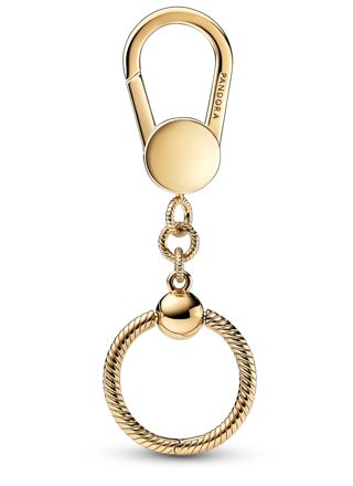 Pandora Moments Small Bag Charm Holder 14k gold-plated hållare 362237C00