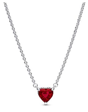 Pandora Timeless Sparkling Heart Halo Pendant halsband 392542C01-45