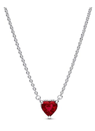 Pandora Timeless Sparkling Heart Halo Pendant halsband 392542C01-45