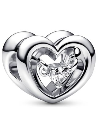 Pandora Moments Radiant Heart & Floating Stone berlock 792493C01
