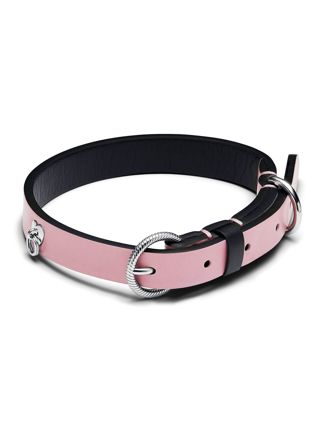 Pandora Pet Jewellery Accessory Black Leather-free Fabric Pet Collar hund halsband 312262C02