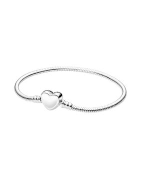 Pandora Moments graverbart hjärtarmband silver 599206C00