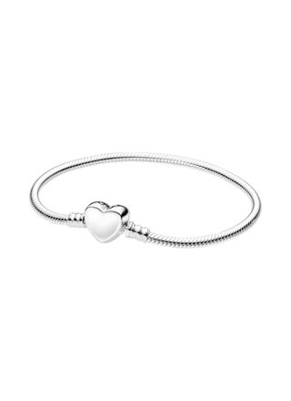 Pandora Moments graverbart hjärtarmband silver 599206C00