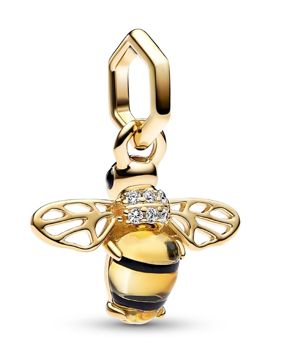 Pandora Moments Sparkling Bee Dangle Charm berlock 762672C01