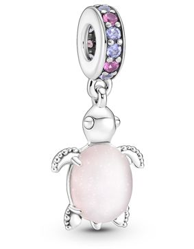 Pandora Moments Charm dangle Murano Glass Pink Sea Turtle berlock 798939C02