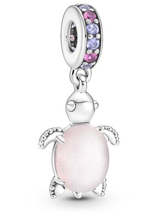 Pandora Moments Charm dangle Murano Glass Pink Sea Turtle berlock 798939C02