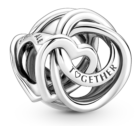 Pandora Moments Family Always Encircled Heart Sterling silver berlock 791507C00