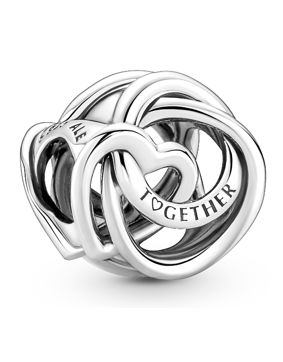Pandora Moments Family Always Encircled Heart Sterling silver berlock 791507C00