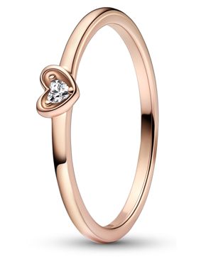 Pandora Moments Ring Stackable Radiant Heart ring 182495C01