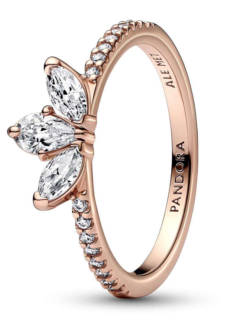 Pandora Timeless Stackable Sparkling Herbarium Cluster ring 182392C01