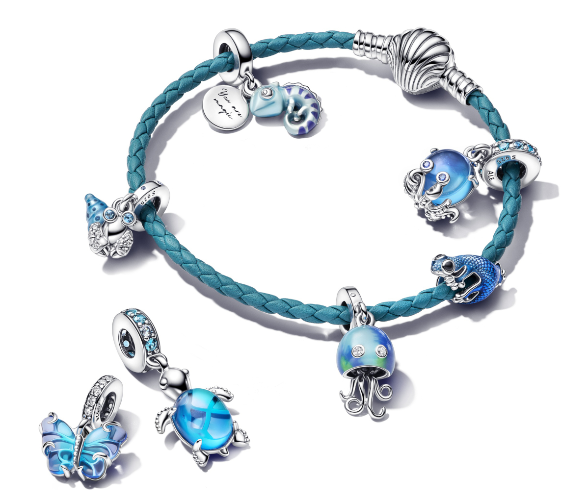 Pandora Moment Shell Shell Clasp Braided Leather armband 598951C01