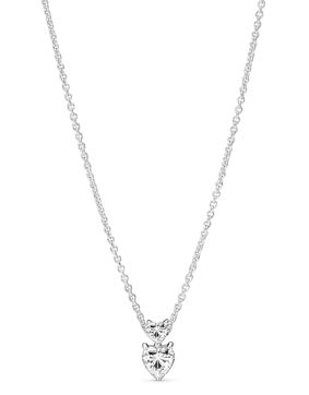 Pandora Timeless Double heart halsband 391229C01-45