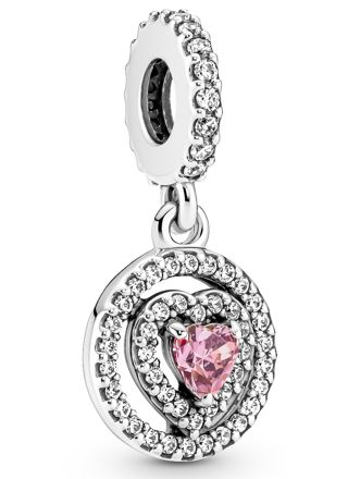 Pandora Timeless Sparkling Double Halo Heart Sterling silver berlock 791476C01