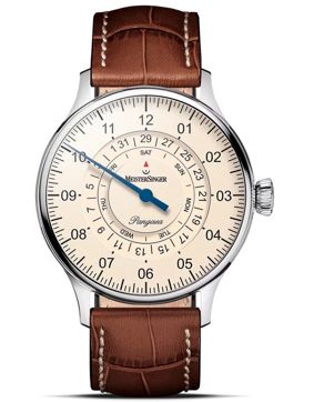 Meistersinger Pangaea Day Date Ivory PDD903
