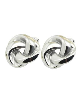 Lykken Trend knutörhängen stål 24 mm