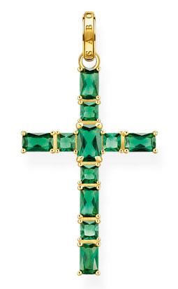 Thomas Sabo Green Heritage korsberlock PE939-472-6