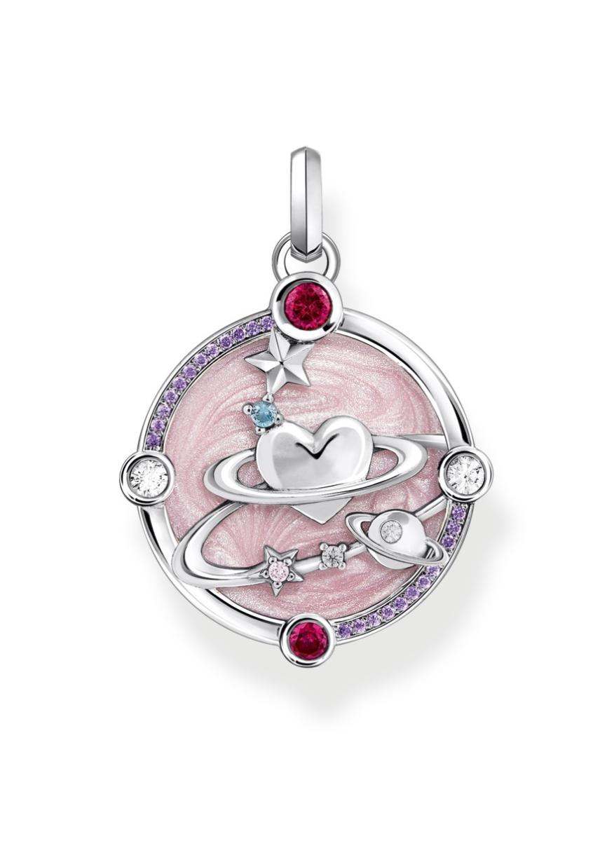 Thomas Sabo Glam & Soul Cosmic Amulet heart planet berlock PE959-340-9