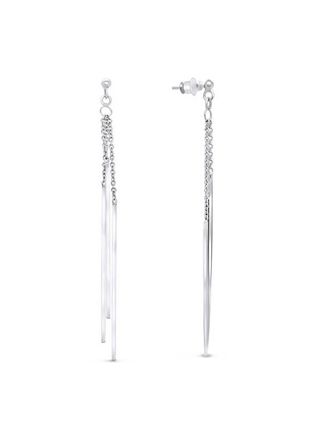 Lykka Casuals silverörhängen hängande 3 cm