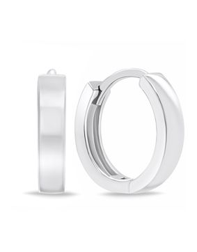 Lykken Casuals silver creoler 15 mm