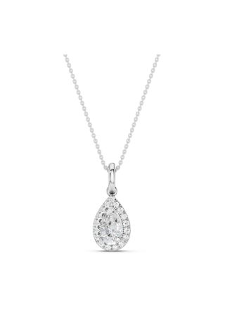 Midem Amsterdam diamanthänge 0.50ct vitt guld